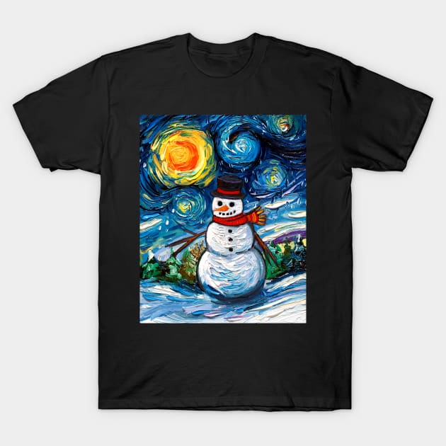 Frosty Night T-Shirt by sagittariusgallery